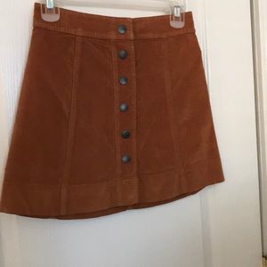 Madewell Button Up Skirt